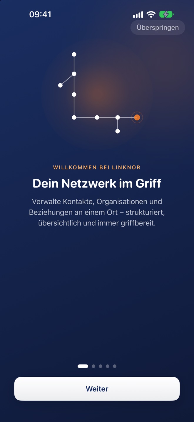 Seite 1 der Einführung: „Dein Netzwerk im Griff“.