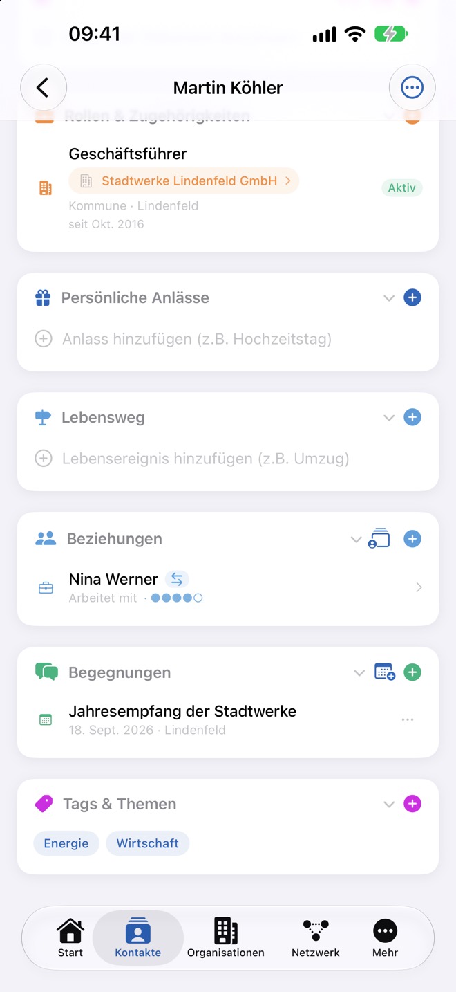 Karten Persönliche Anlässe, Lebensweg, Beziehungen, Begegnungen und Tags